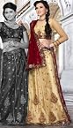 Triveni Sarees Beige Women - Lehenga Choli
