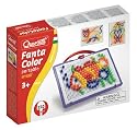 Quercetti 0922 - Mosaik-Steckspiel FantaColor inklusiv 150 Stecker, 10 mm, farbig sortiert