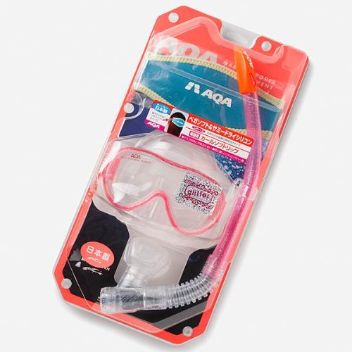 アクア（AQA） スノーケリングシリコン2点セットレディース（ベガソフト＆サミードライシリコン） レディス