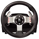 Logitech - G27 Racing Wheel - Volant pour jeux video - Retour de force à deux moteurs - Levier six vitesses - Cuir cousu main - Pédales d'accélérateur, de frein et d'embrayage - 16 boutons programmables et une manette directionnelle - Témoins de changement de vitesse - Compatible PC/PS2/PS3