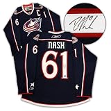 Rick Nash Blue Jackets Autographed/Hand Signed Rbk Premier Jersey