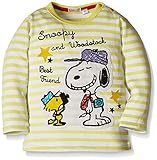 SNOOPY PEANUTSロンTスヌーピー80cmイエロー天竺90015