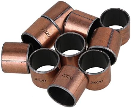 CNBTR 20x23x20mm SF-1 Self-lubricating Composite Bearing Bushing Sleeve Pack of 10