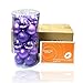 Cmyk® Solid Colored Shatterproof 24pk 2.4-inch (60mm) Christmas Balls Ornament in PVC (Purple)