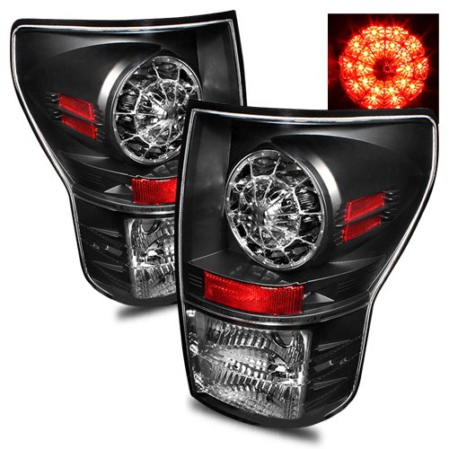 Toyota Tundra 2007-2011 LED Tail Lights Black (Fits All) | Buy
