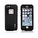 iPhone 5s Waterproof Case,Levin Waterproof/SnowProof/DirtProof Durable iPhone 5s & 5 Case Underwater Full Sealed Protection Case Cover,Black (Waterproof Protection up to 6.6 ft)