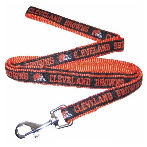 Cleveland Browns Black Woven Team Pet Leash (Small)