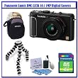 Panasonic DMC-LX3K 10.1MP Digital Camera (Black) + Transcend 4GB SD Memroy Card + USB Reader + Accessory Bundle