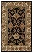 Persian Court Handmade Wool and Silk Rug Plum Ivory 3' x 5' Area Rug