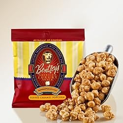 Bentley's Gourmet Toffee Caramel Popcorn - 1.5 oz. Bag
