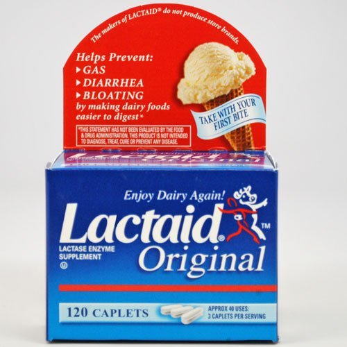 LACTAID CAPLETS 120/BT (BT)