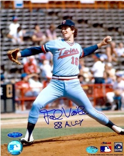Frank Viola Autographed/Hand Signed 8x10 Photo (Minnesota Twins) inscribed 88 Al CY