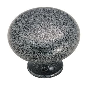 Amerock, BP771-WI Traditional Classic Legacy Knob, 1-1 4-inch Diameter, Wrought Iron by 
