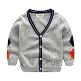 キッズ男の子 ボーイズ アウター 子供服 カーディガンセータージャケット春秋 お出かけ 遊び着・ 通学・普段着・通園 YP018g 90cm
