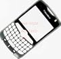 -- New Titanium CDMA RIM Blackberry Curve 8330 Original OEM Faceplate with LCD Plastic Lens