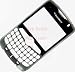 -- New Titanium CDMA RIM Blackberry Curve 8330 Original OEM Faceplate with LCD Plastic Lens