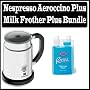 Nespresso 3192US Aeroccino Plus Milk Frother Bundle