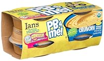 Ian's Natural Foods Organic Pb4me! Cups, Crunchy Peanut Burrer, 6-Count Packages (Pack of 5)