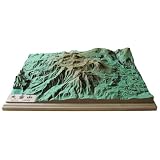 紙で作る山岳立体模型キット　やまつみ　大雪山　1/50,000