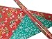 The Gift Wrap Company 2 Rolls Reversible Gift Wrap Paper, Funny Little Rienies, Each Roll 24-Inch x 15-Foot