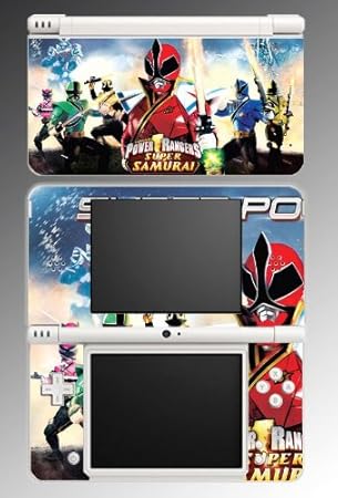 Power Rangers Super Samurai Video Game MMPR RPM Jungle Fury Video Game Vinyl Decal Cover Skin Protector #5 Nintendo DSi XL