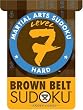 Martial Arts Sudoku Level 7: Brown Belt Sudoku