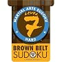Martial Arts Sudoku Level 7: Brown Belt Sudoku