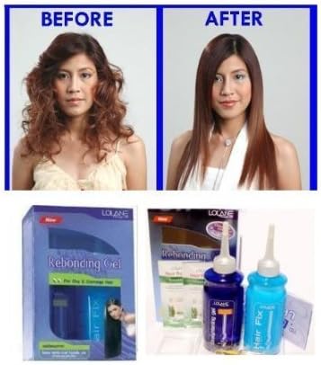 Lolane Hair Straightening Off Rebonding Gel for Dry & Damage Formula 125 Ml. x 2 Boxs by Hair Straightening