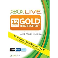 Xbox 360 - Live Gold 12 Monate Bundle Version