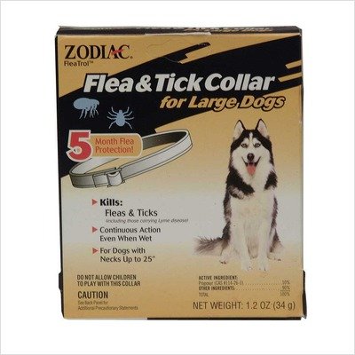 Zodiac Flea and Tick Collar for 5-Month Dog, Small