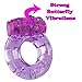 #1 Rated Super Strechy Jelly Vibrating Ring by MaxxFantasy -- provide a variety of sensations (Pack of 6)