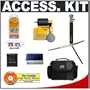 Quik Pod Pro-Plus Extendable Handheld Tripod (18-inch) with Accessory Kit - for Canon Powershot, Casio, Epson, Fuji Finepix, HP, Kodak Easyshare, Minolta, Nikon Coolpix, Olympus Stylus, Panasonic, Pentax Optio & Sony Cybershot Digital Point & Shoot Cameras