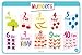 NUMBERS Educational Kids Placemats - Non Slip Washable 123