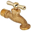 B and K Industries 103-003 1/2-Inch MIP Inlet Brass Standard Threaded Hose Bibb