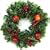 Luxury 18'' Fruit & Cones Christmas Wreath Decoration