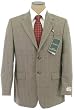 Ralph Lauren Mens Single Breasted 2 Button Tan Wool Blazer Sport Coat Jacket - Size 36S