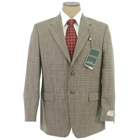 Ralph Lauren Mens Single Breasted 2 Button Tan Wool Blazer Sport Coat Jacket - Size 48R by Ralph Lauren