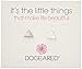 Dogeared It's The Little Things Triangle Stud Earrings