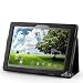Acase PU レザーケース for Asus Eee Pad Transformer Prime TF201 10.1型 ブラック （スタンド機能付）