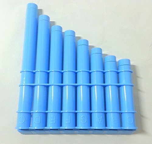 Music Play Plastic Pan Flute Pipes (Blue)