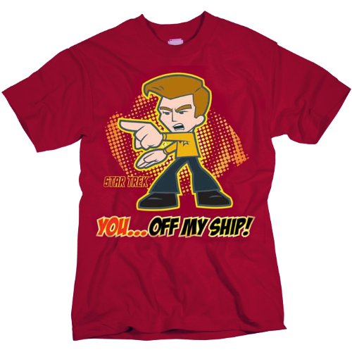 Star Trek T-Shirt Off My Ship Original Series