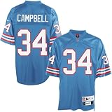 Earl Campbell Houston Oilers Light Blue NFL Premier