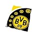 BVB Borussia Dortmund Fanartikel Fleecedecke Wappen Cut