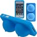 IBOOBIES Soft Silicone Cover Case for Apple iPhone 4G - Blue