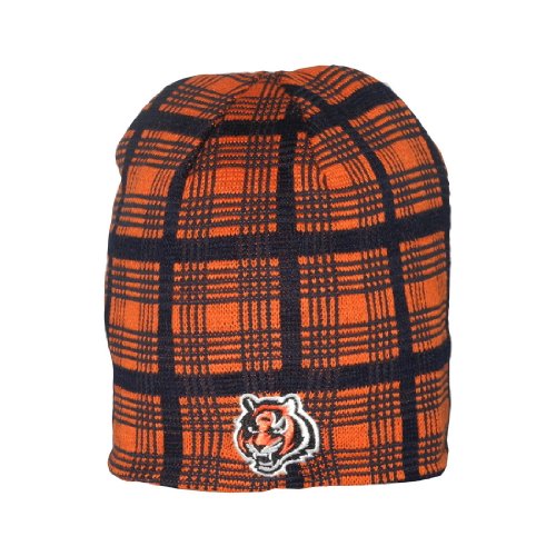 Adult NFL Cincinnati Bengals Warm Ski & Skate Beanie / Winter Hat - One Size Fits All - Orange & Blue