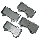 Akebono ACT1303 ProACT Ultra-Premium Ceramic Brake Pad Set by Akebono