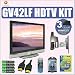Vizio (GV42LF) 42-Inch LCD Flat Panel HDTV + Accessory Kit w/ 3 Year Extended Warranty