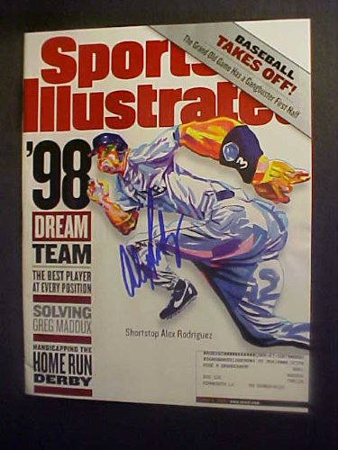Alex Rodriguez Seattle Mariners Autographed July 6, 1998 Sports Illustrated Magazine