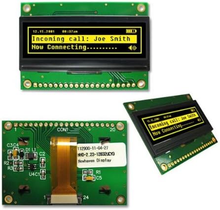 OLED Displays &amp; Accessories OLED 128 x 32 Yellow 63.2 x 43.1 x 6.0