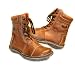 Eject trendige Damenstiefel DUNAS benisa brown, Leder, Gr 37